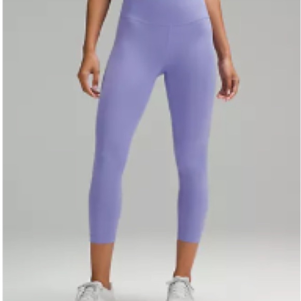 Wunder Train High-Rise Crop 23" - Lavender